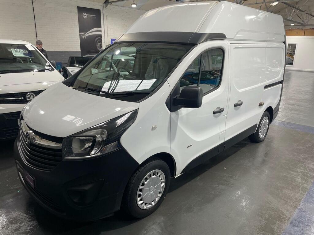 Vauxhall Vivaro Panel Van 1.6 Cdti 2900 Biturbo Ecotec L1 H2 Euro LM67YTB White #6