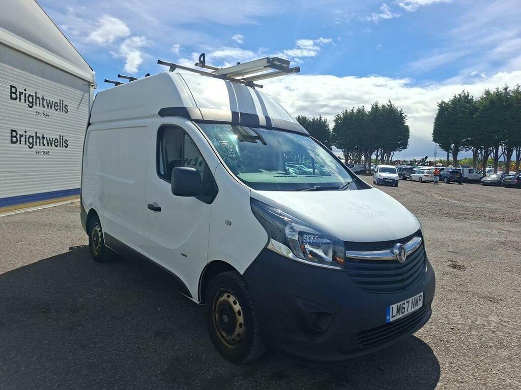 Vauxhall Vivaro Panel Van 1.6 Cdti 2900 Biturbo Ecotec L1 H2 Euro LM67NWP White #3