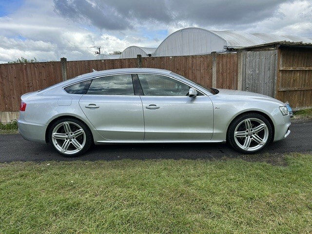 Audi A5 2.0 Tdi S Line 2013 DA63DLN Silver #3