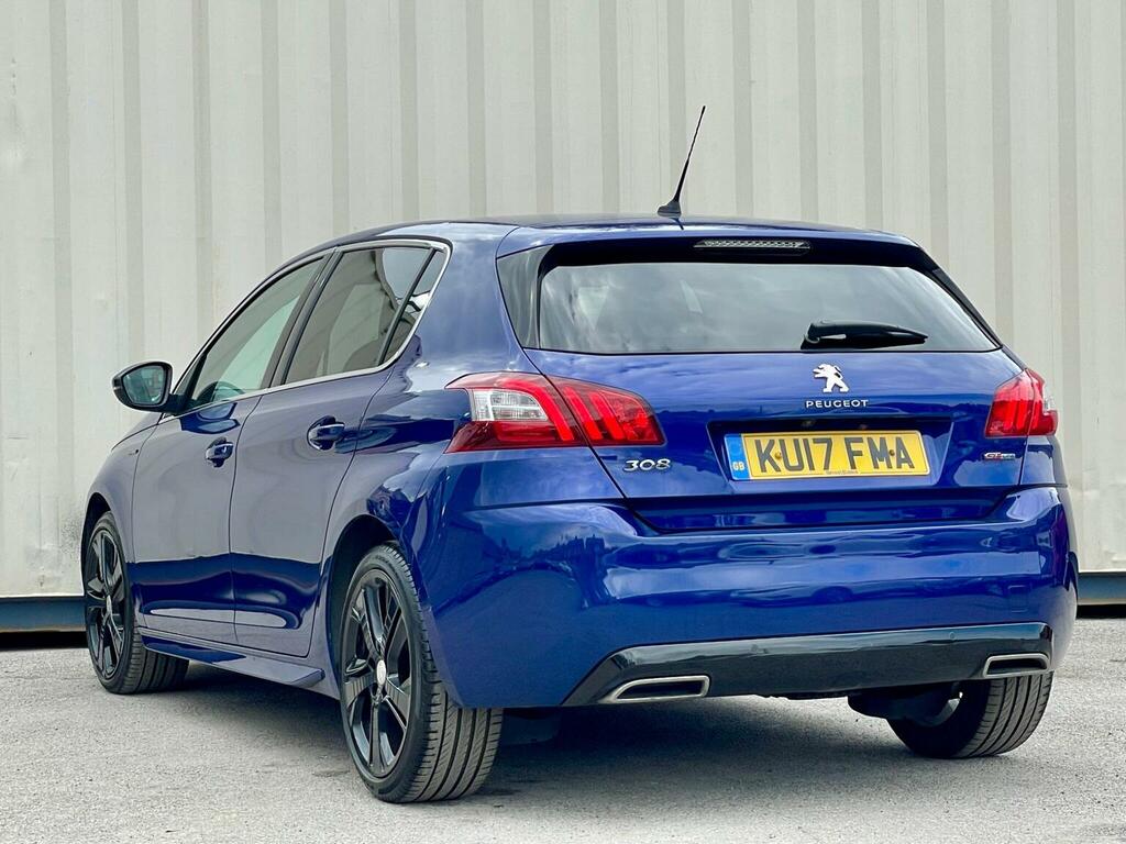 Peugeot 308 Hatchback 1.6 Bluehdi Gt Line Euro 6 Ss 20 KU17FMA Blue #3