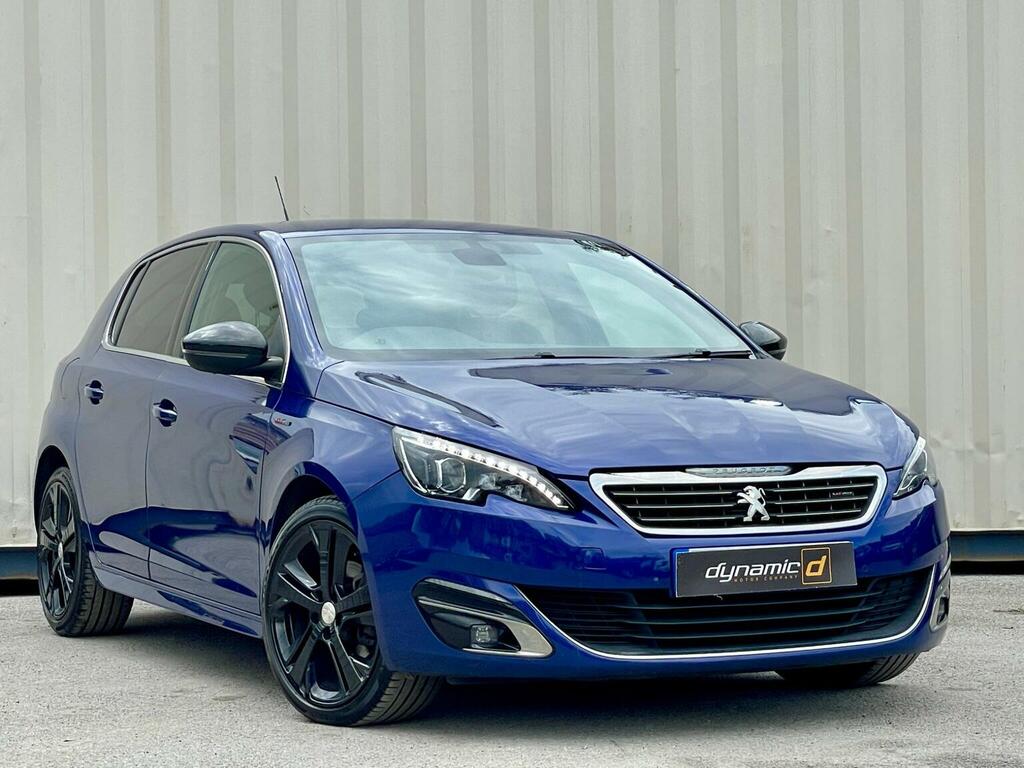 Peugeot 308 Hatchback 1.6 Bluehdi Gt Line Euro 6 Ss 20 KU17FMA Blue #2