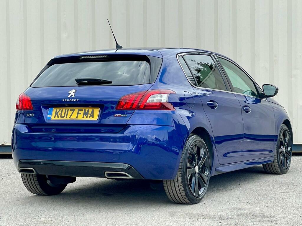 Peugeot 308 Hatchback 1.6 Bluehdi Gt Line Euro 6 Ss 20 KU17FMA Blue #4