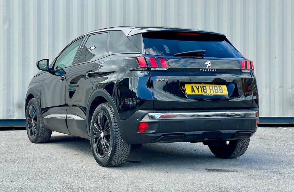 Peugeot 3008 Suv 1.6 Bluehdi Allure Eat Euro 6 Ss 2018 AY18HBB Black #4