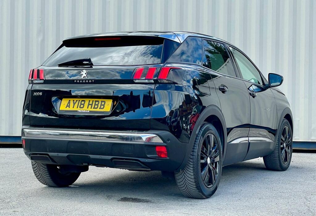 Peugeot 3008 Suv 1.6 Bluehdi Allure Eat Euro 6 Ss 2018 AY18HBB Black #3