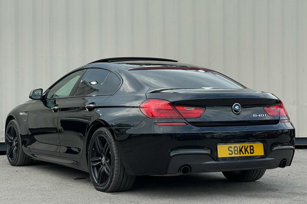 BMW 6 Series Gran Coupe Saloon 640I M Sport 201564 Black #4