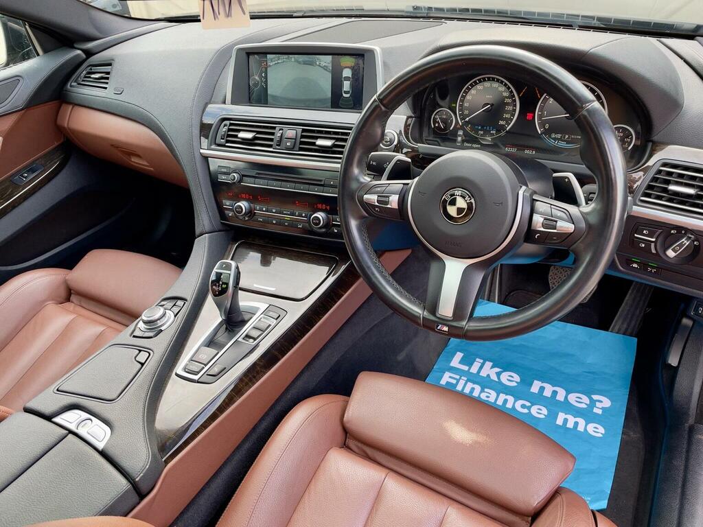 BMW 6 Series Gran Coupe Saloon 640I M Sport 201564 Black #5