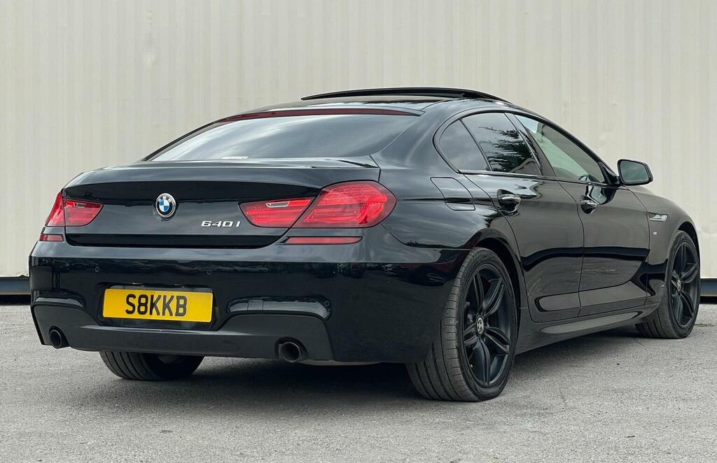 BMW 6 Series Gran Coupe Saloon 640I M Sport 201564 Black #3