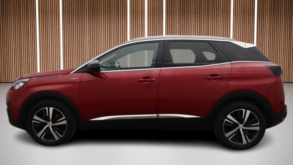Peugeot 3008 Suv 1.6 Bluehdi Gt Line Eat Euro 6 Ss 2018 MW67ODR Red #5