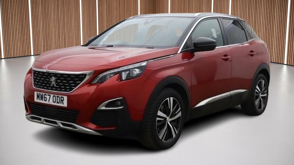 Peugeot 3008 Suv 1.6 Bluehdi Gt Line Eat Euro 6 Ss 2018 Red