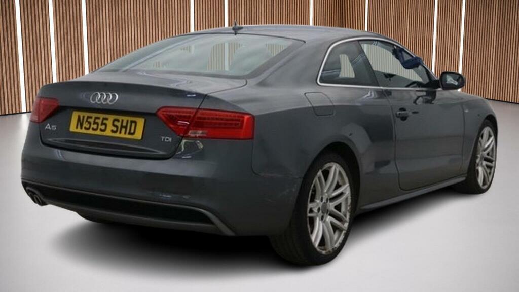 Audi A5 Coupe 2.0 Tdi S Line Multitronic Euro 6 Ss N555SHD Grey #3