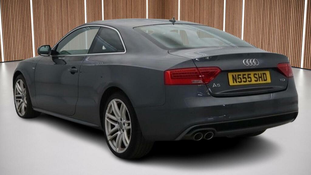 Audi A5 Coupe 2.0 Tdi S Line Multitronic Euro 6 Ss N555SHD Grey #4