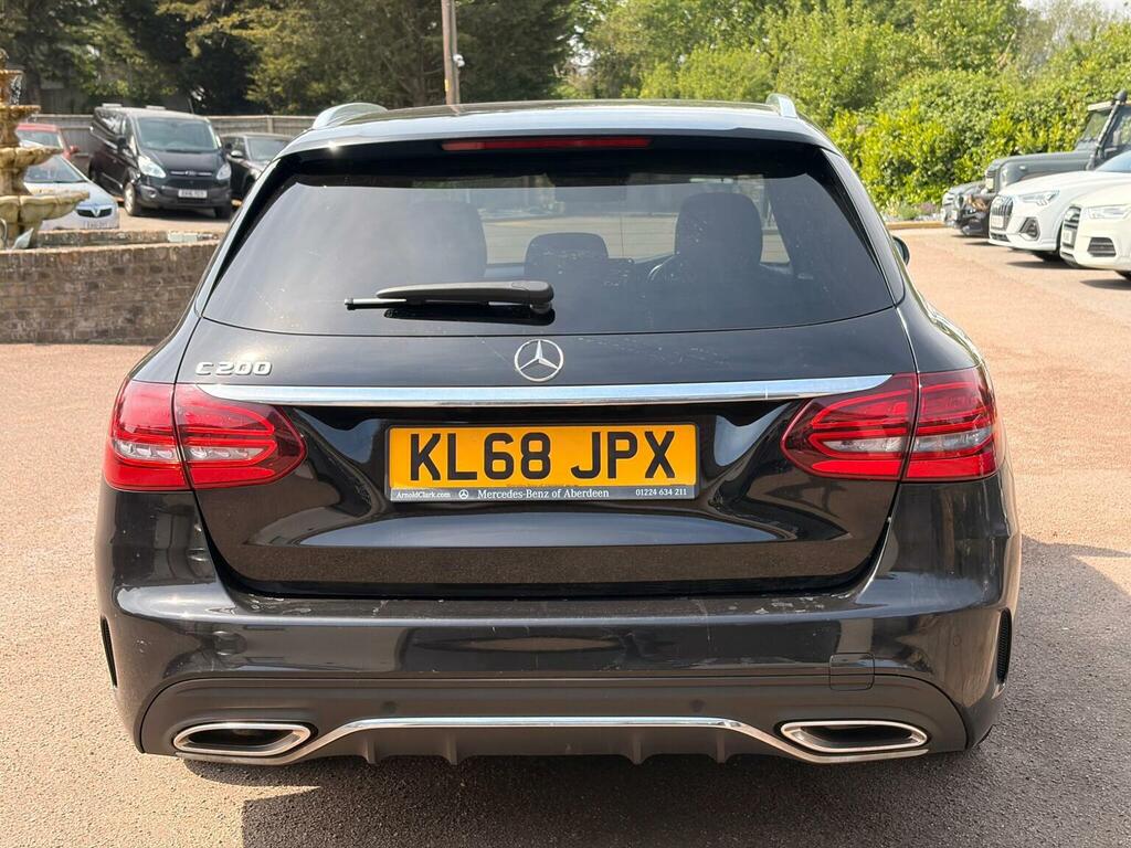 Mercedes-Benz C Class Estate 1.5 C200 Mhev Eq Boost Amg Line Premium Pl KL68JPX Black #6