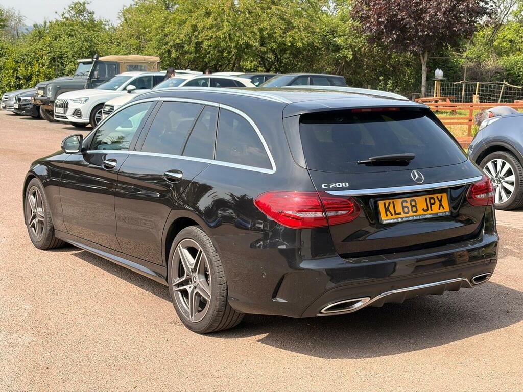 Mercedes-Benz C Class Estate 1.5 C200 Mhev Eq Boost Amg Line Premium Pl KL68JPX Black #5