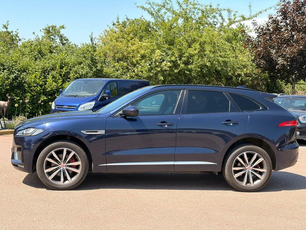 Jaguar F-Pace Suv 3.0 D300 V6 S Awd Euro 6 Ss 2016 HF66TBU Blue #4