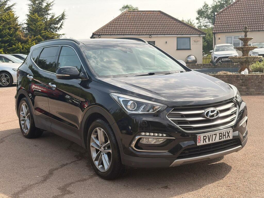Hyundai Santa Fe Suv 2.2 Crdi Blue Drive Premium Se 4Wd Euro 6 RV17BHX Black #3
