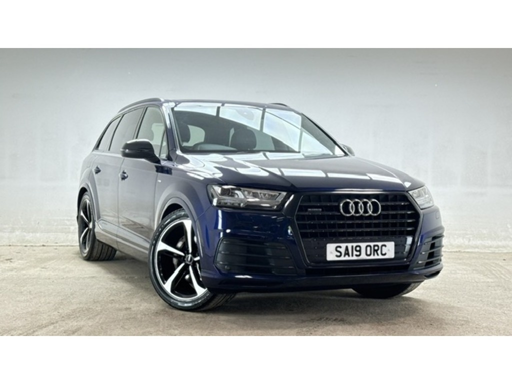 Audi Q7 Tdi V6 Black Edition U634 Ulez Blue