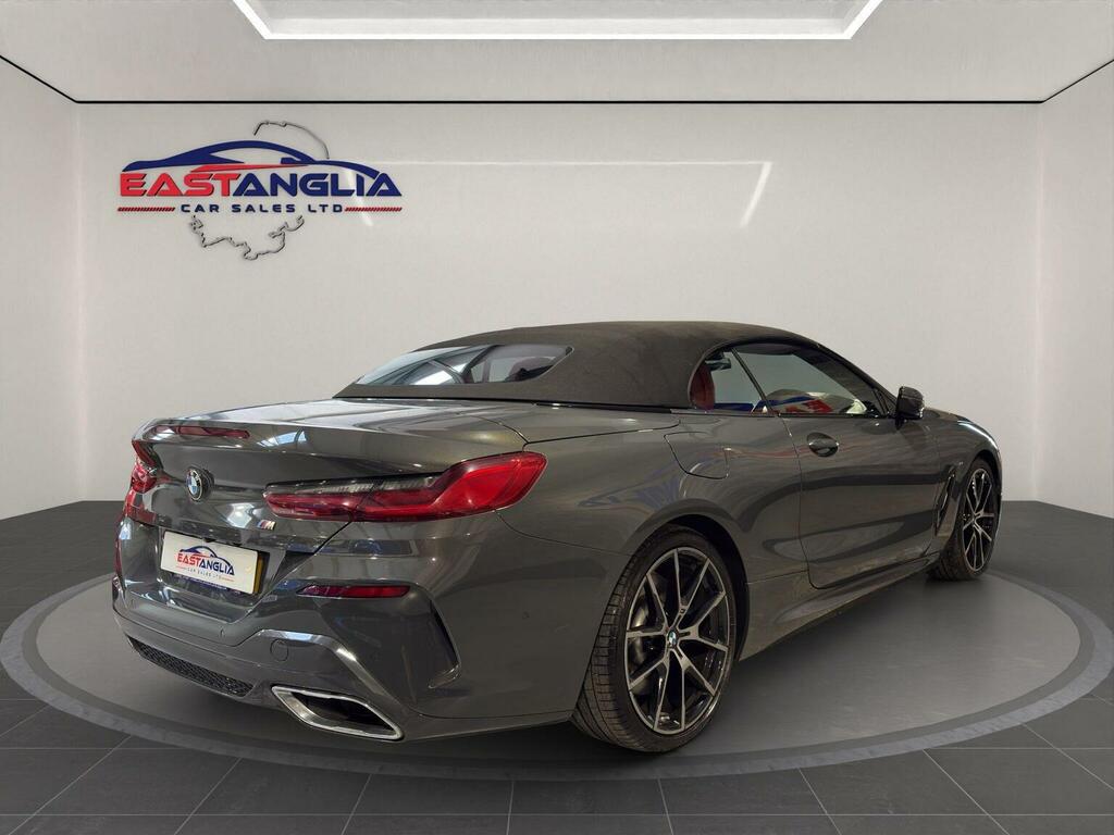BMW 8 Series Convertible 3.0 840D Steptronic Xdrive Euro 6 Ss WV69OZN Grey #6