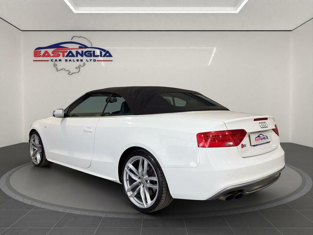 Audi S5 Convertible 3.0 Tfsi V6 Cabriolet S Tronic Quattro White #4