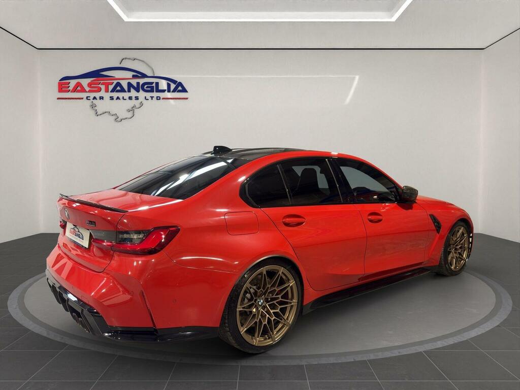 BMW M3 Saloon 3.0 Biturbo Competition Steptronic Euro 6 RJ21LLX Red #6