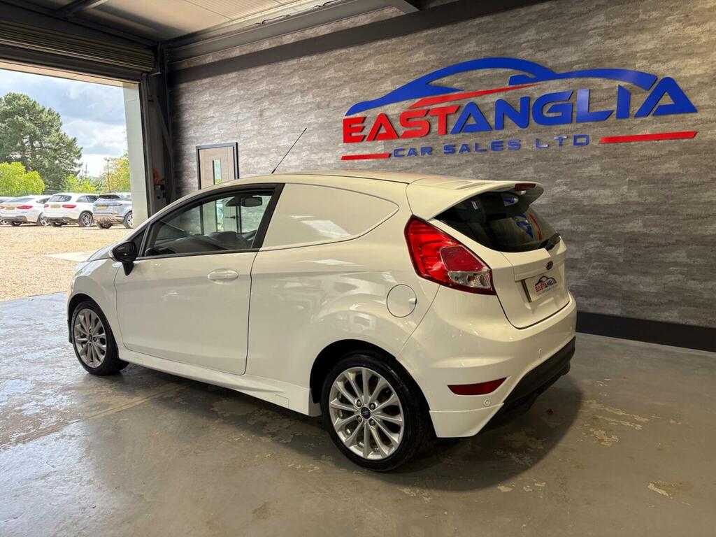 Ford Fiesta Car Derived Van 1.5 Tdci Sport Panel Van 2017 LF67XUK White #4