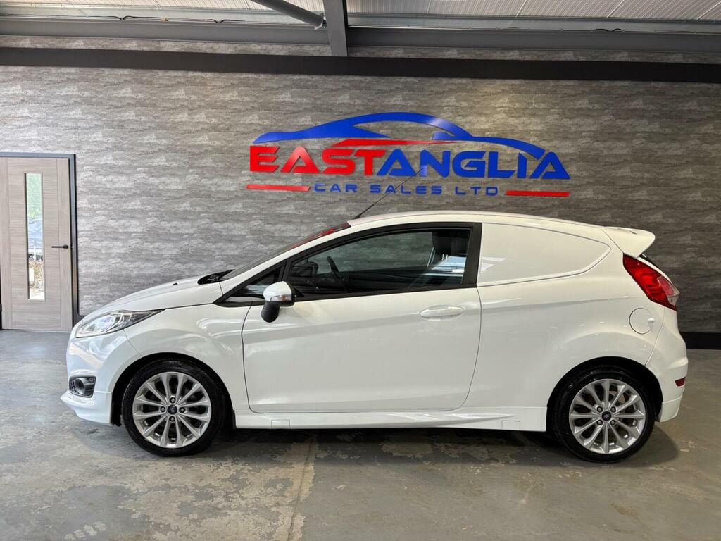 Ford Fiesta Car Derived Van 1.5 Tdci Sport Panel Van 2017 LF67XUK White #2