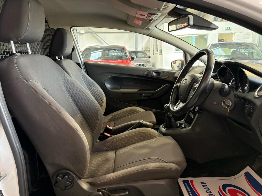 Ford Fiesta Car Derived Van 1.5 Tdci Sport Panel Van 2017 LF67XUK White #3