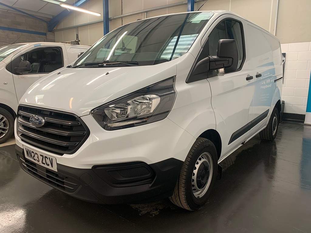 Ford Transit Custom 300 Ecoblue Leader U3119 Ulez WN23ZCV White #2