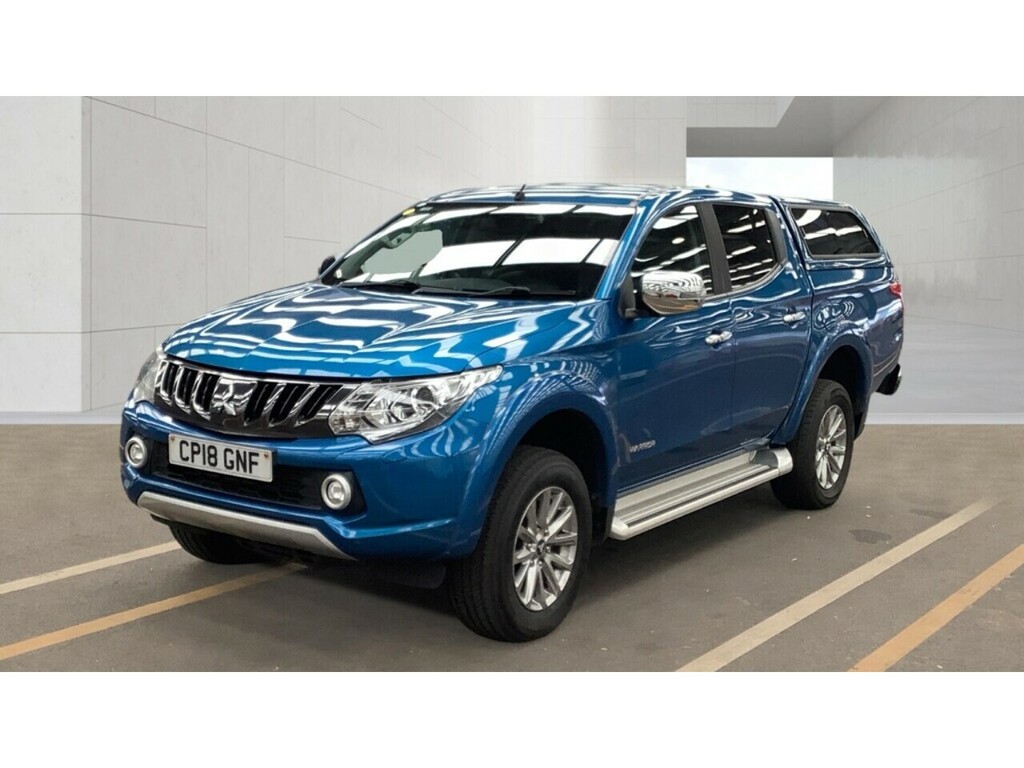 Mitsubishi L200 Di-d Dc Warrior U3146 Ulez CP18GNF Blue #2