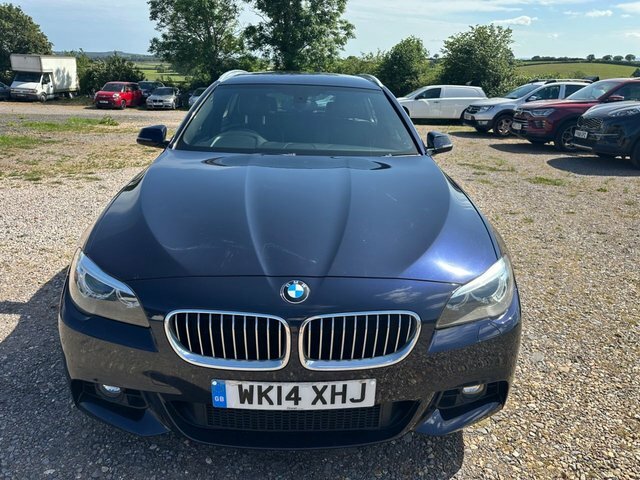BMW 5 Series 3.0 530D M Sport Touring Euro 6 S WK14XHJ Blue #5