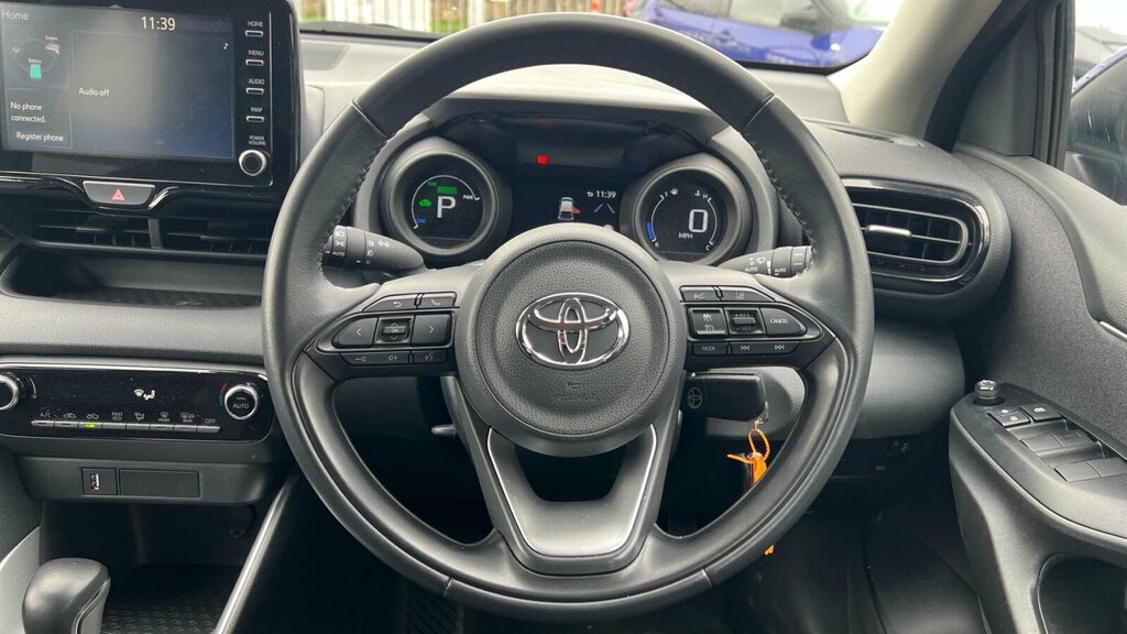 Toyota Yaris 1.5 Vvt-h Design E-cvt Euro 6 Ss SK73KSY Blue #6