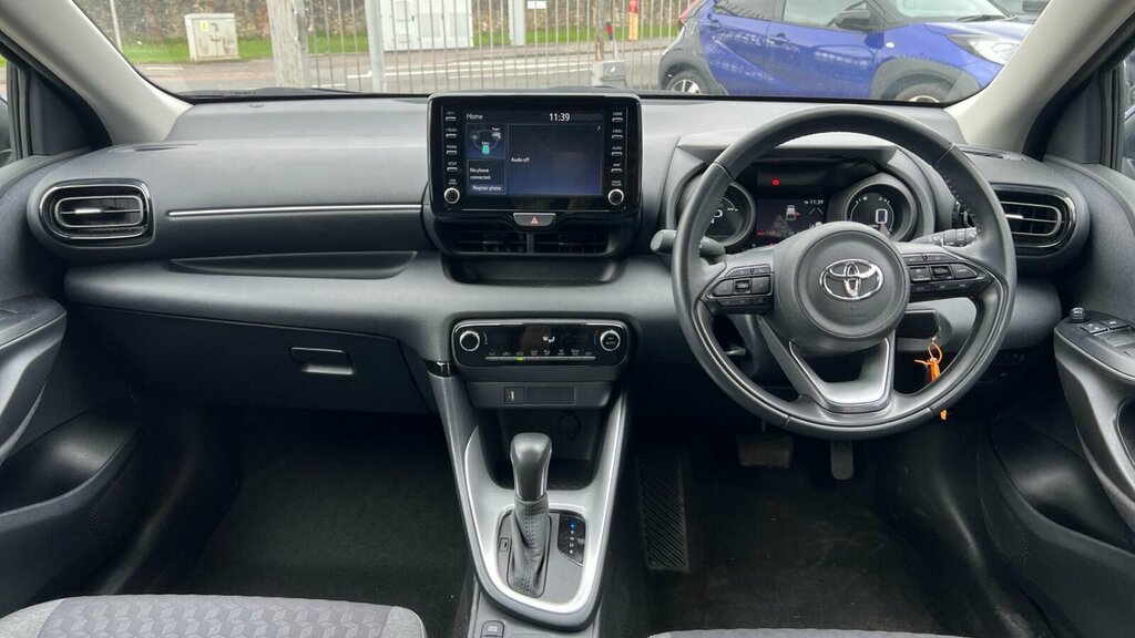 Toyota Yaris 1.5 Vvt-h Design E-cvt Euro 6 Ss SK73KSY Blue #5