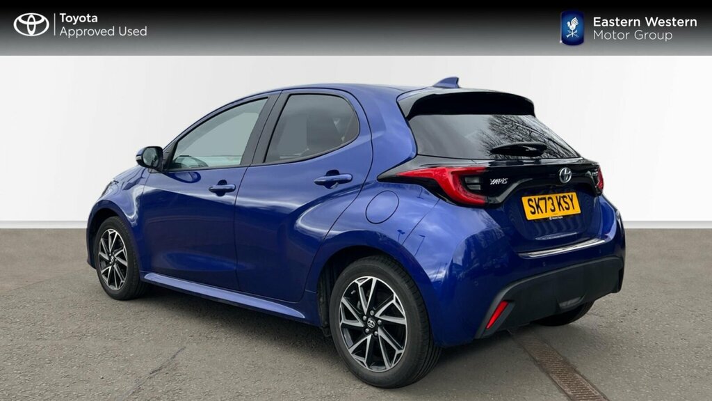 Toyota Yaris 1.5 Vvt-h Design E-cvt Euro 6 Ss SK73KSY Blue #4