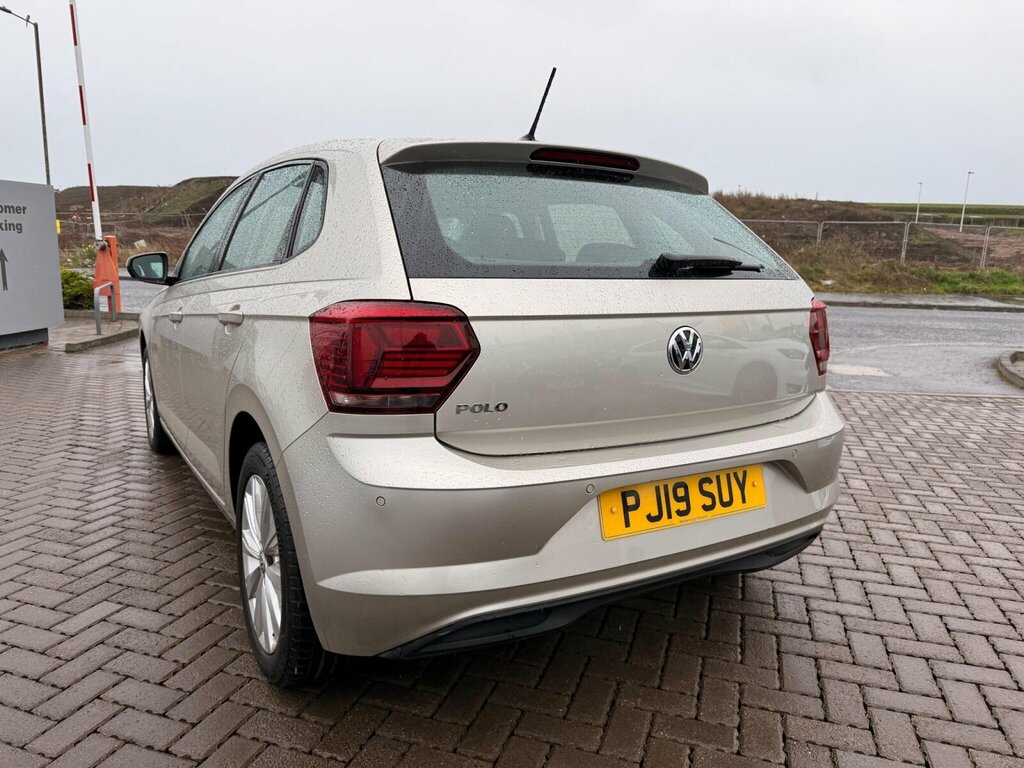 Volkswagen Polo 1.0 Tsi Sel Dsg Euro 6 Ss PJ19SUY Silver #4