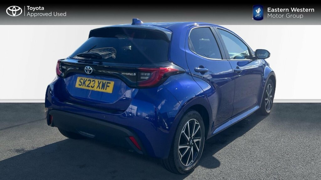 Toyota Yaris 1.5 Vvt-h Design E-cvt Euro 6 Ss SK23XWF Blue #2
