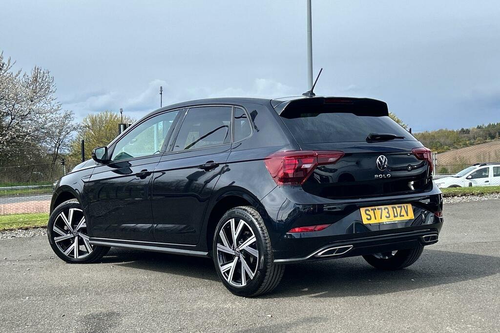 Volkswagen Polo 1.0 Tsi R-line Dsg ST73DZV Black #6