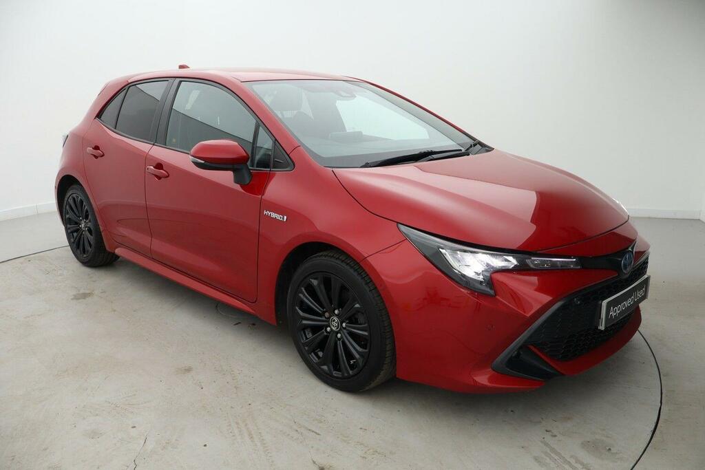 Toyota Corolla 1.8 Vvt-h Design Hatchback Hybrid Cvt E Red