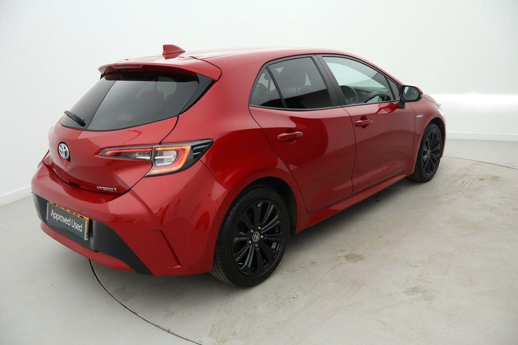 Toyota Corolla 1.8 Vvt-h Design Hatchback Hybrid Cvt E SO19FOF Red #2