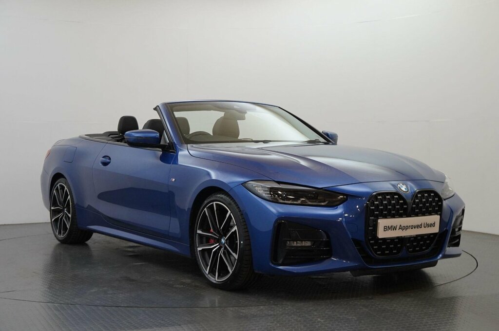 BMW 4 Series 420I M Sport Convertible Blue