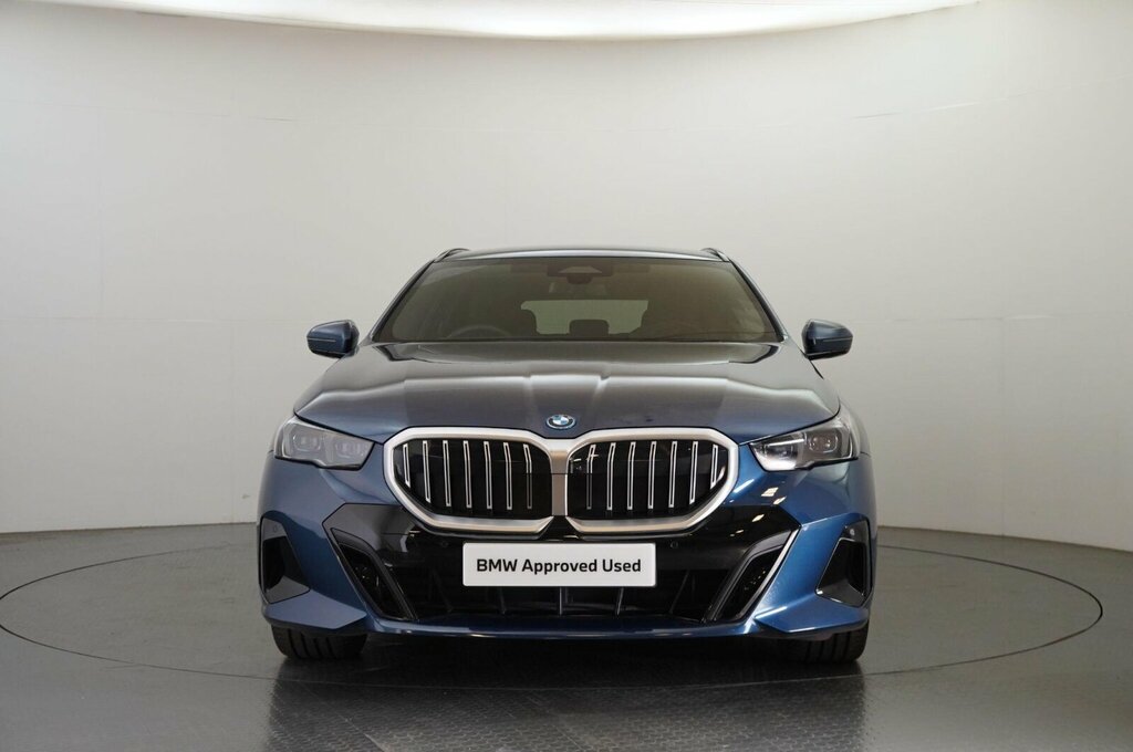 BMW 5 Series 530E M Sport Touring YH75CEO Blue #2