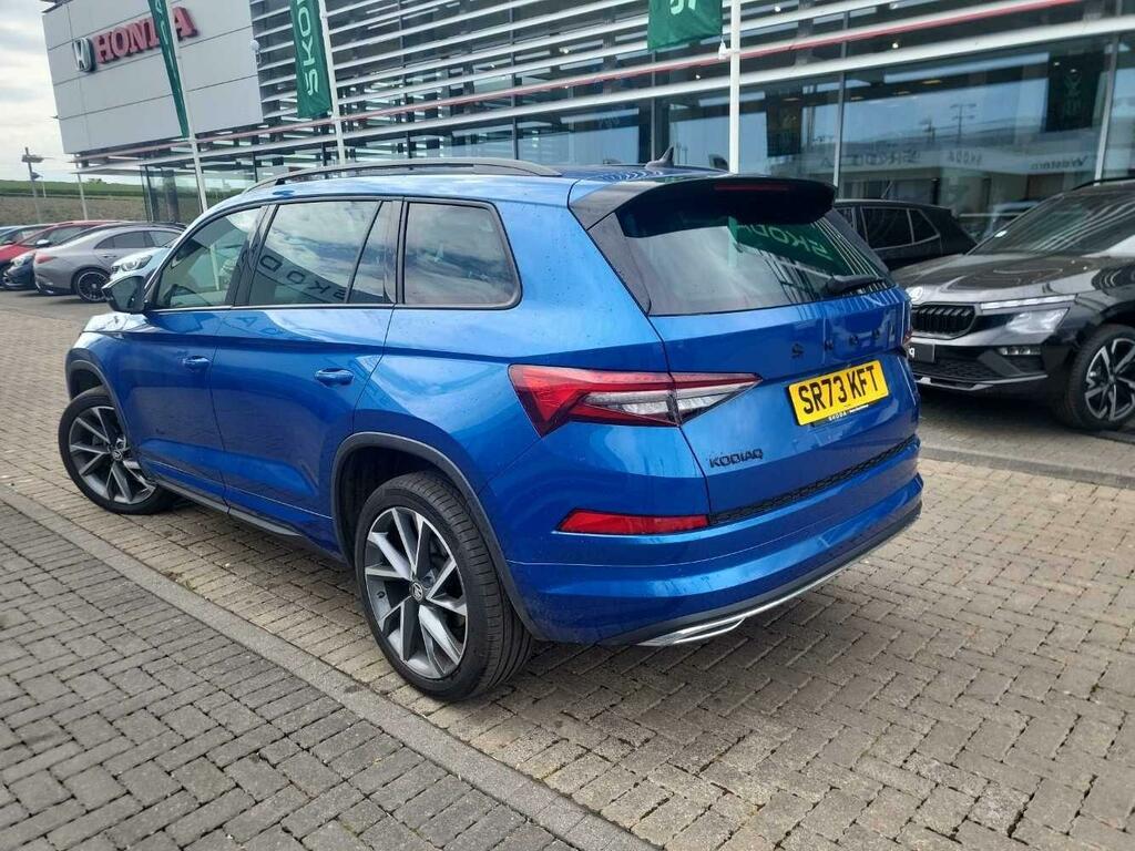 Skoda Kodiaq 2.0 Tdi Sportline Dsg 4Wd Euro 6 Ss 7 Seat SR73KFT Blue #4