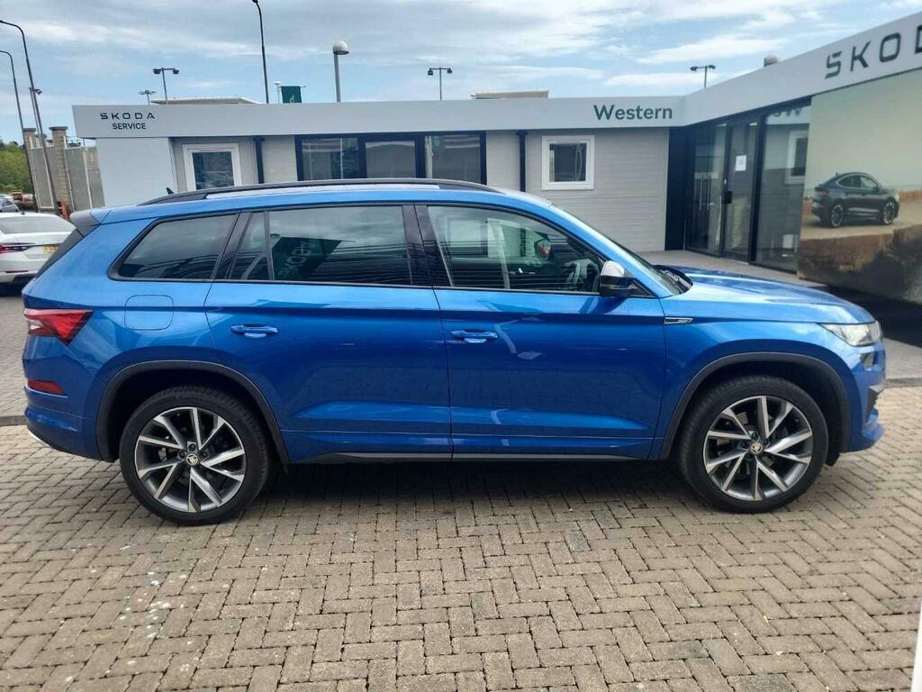 Skoda Kodiaq 2.0 Tdi Sportline Dsg 4Wd Euro 6 Ss 7 Seat SR73KFT Blue #2