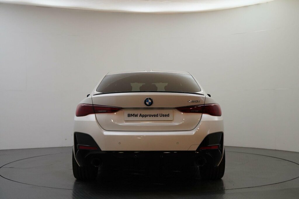 BMW 4 Series Gran Coupe 420I M Sport Gran Coupe YE25ZZL White #5