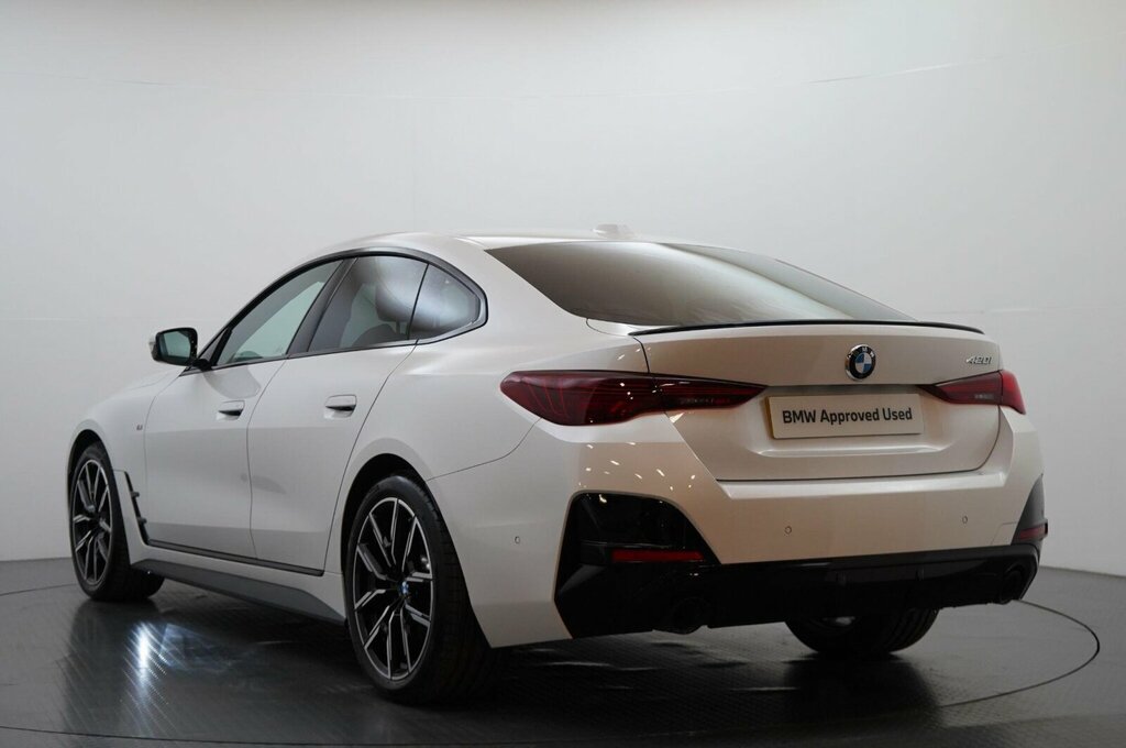 BMW 4 Series Gran Coupe 420I M Sport Gran Coupe YE25ZZL White #3