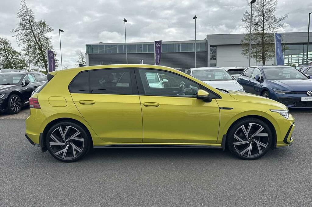 Volkswagen Golf 1.5 Tsi R-line SM72LXY Yellow #4
