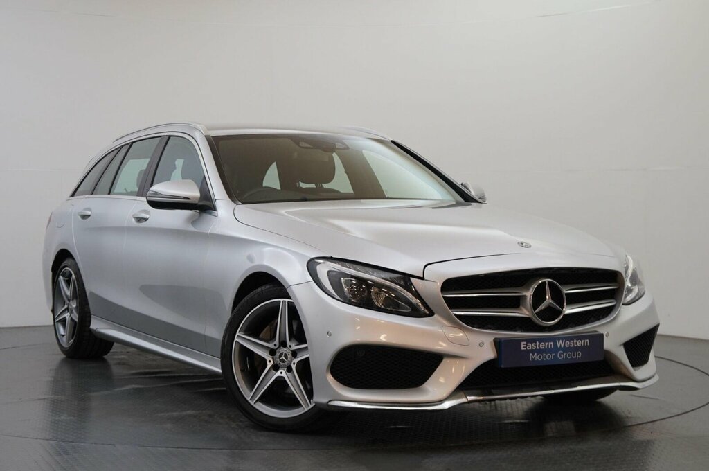 Mercedes-Benz C Class C 220 D Amg Line Silver