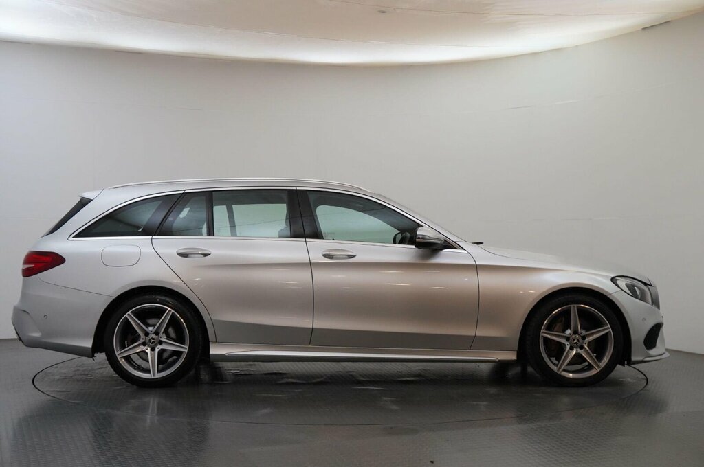 Mercedes-Benz C Class C 220 D Amg Line KT67HWN Silver #6