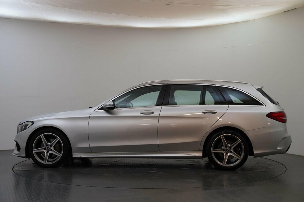 Mercedes-Benz C Class C 220 D Amg Line KT67HWN Silver #4