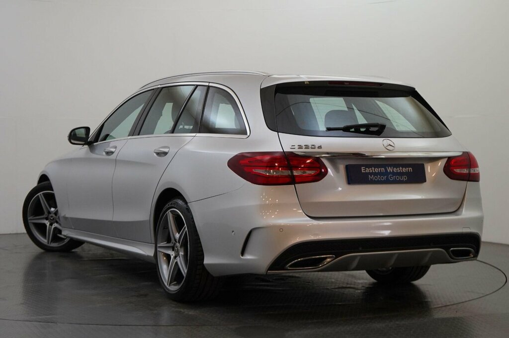 Mercedes-Benz C Class C 220 D Amg Line KT67HWN Silver #3