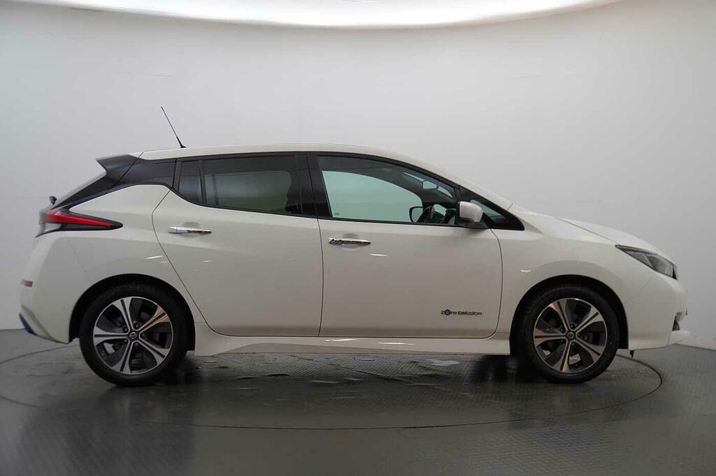 Nissan Leaf 40Kw N-connecta With Sat Nav And 360 View Cam White #6