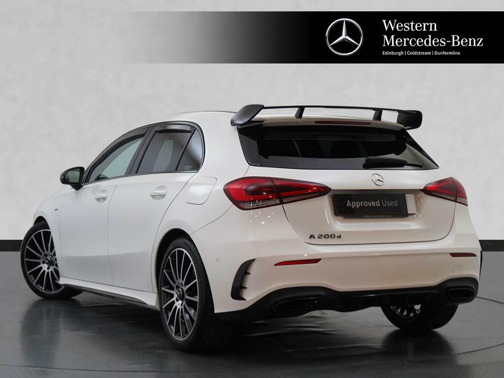 Mercedes-Benz A Class A 200 D Exclusive Edition KP70XWY White #2